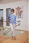 ENCHANT TOP - blue bloom
